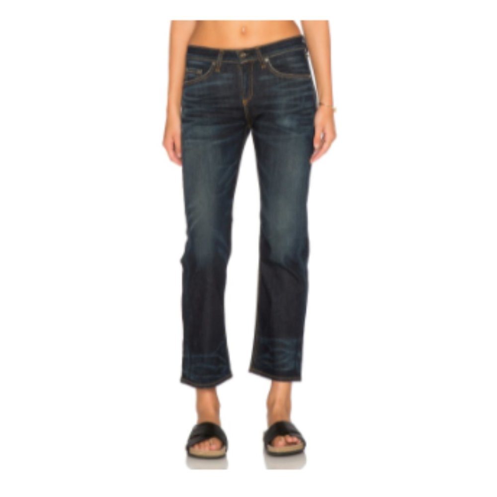 RAG & BONE Crop Straight Leg Jeans W1720k510nor